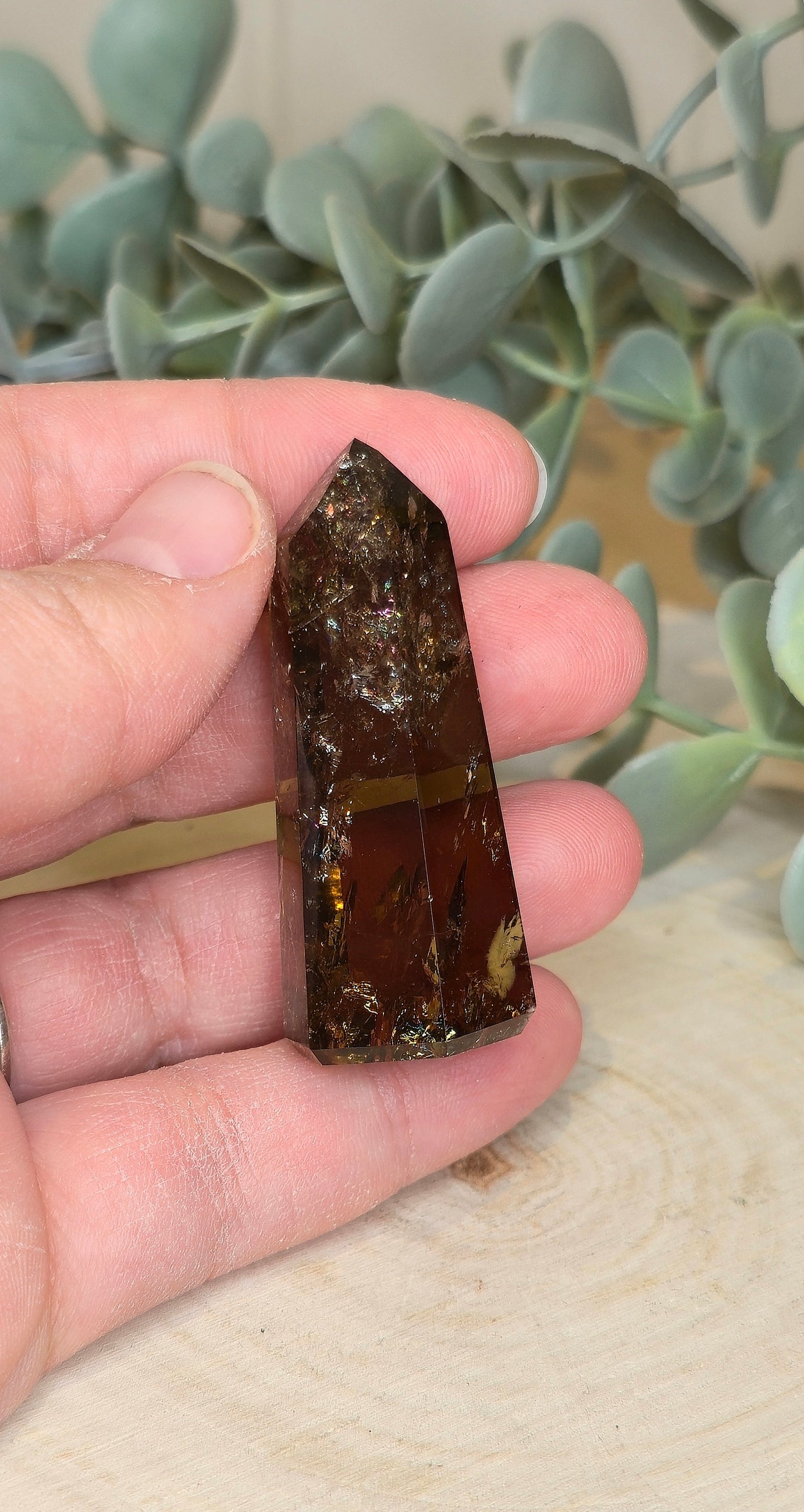 Pointe en Citrine Naturelle