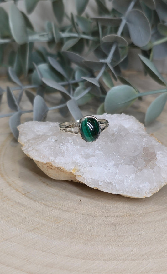 Bague Malachite