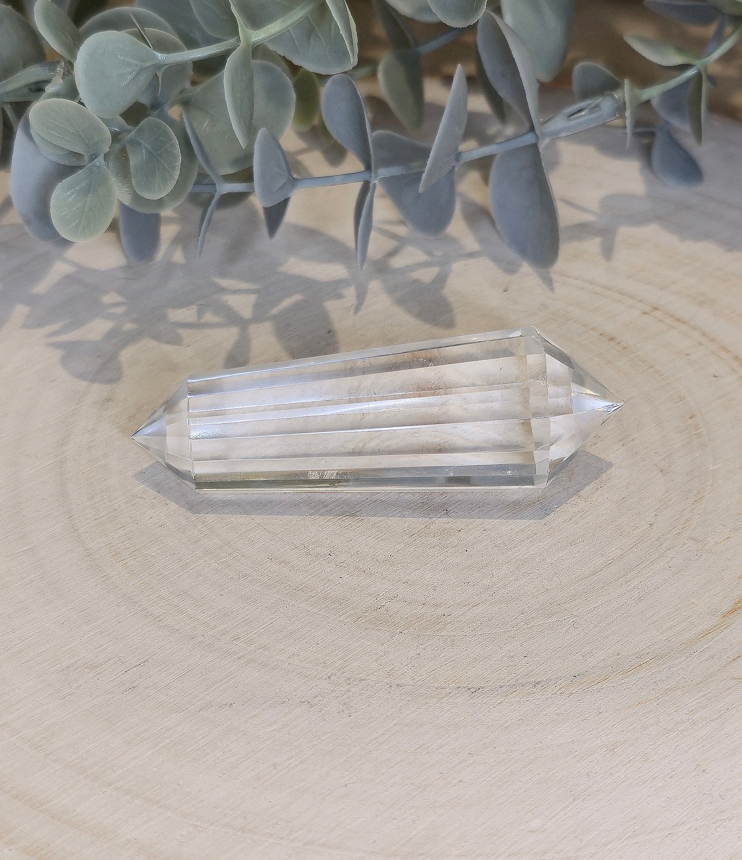 Pointe double en Quartz clair extra (Vogel)