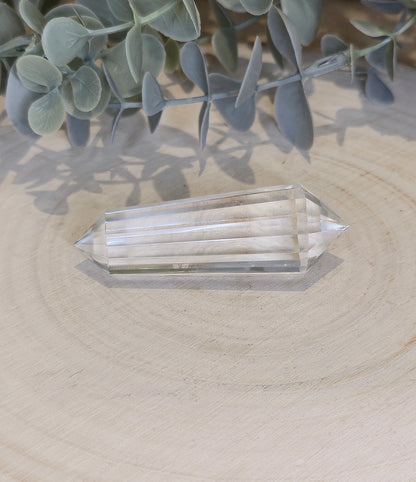 Pointe double en Quartz clair extra (Vogel)