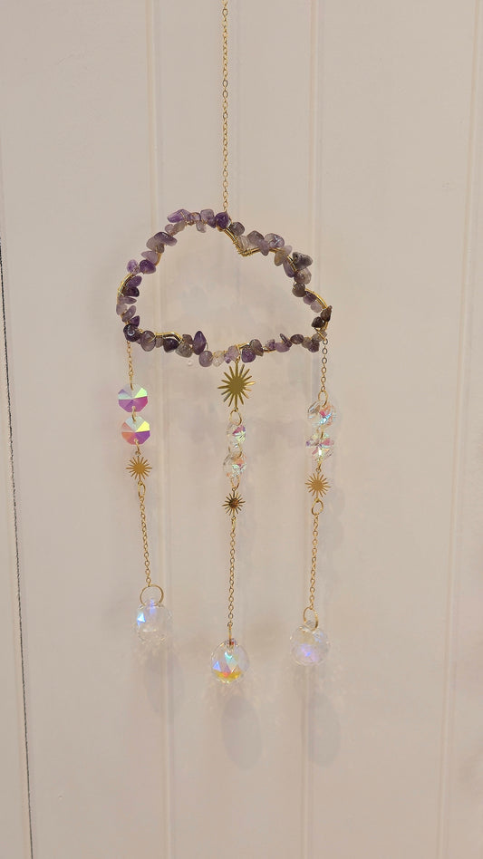 Capteur de lumière Nuage Améthyste