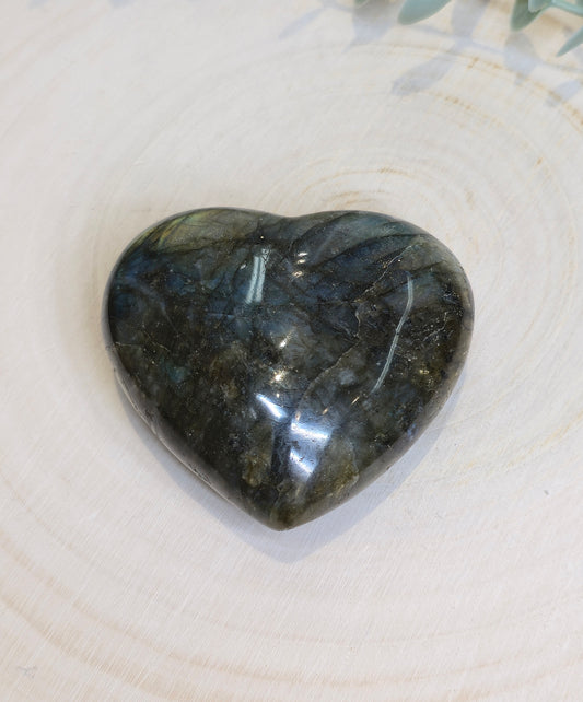 Coeur en Labradorite