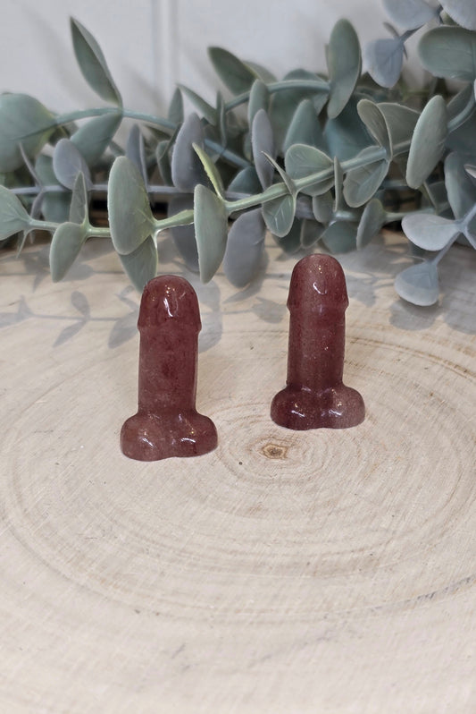 Pénis en Quartz fraise