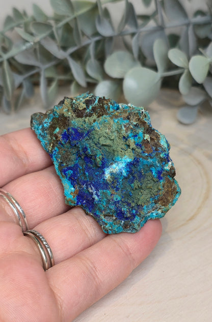 Azurite Malachite Chrysocolle brute