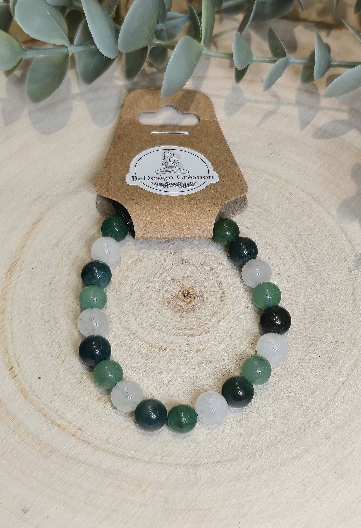 Bracelet avec pierres - création unique