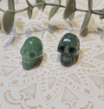 Mini Crâne en Aventurine verte