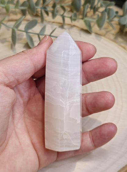 Pointe en Calcite rose