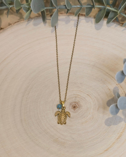Collier Tortue de mer gold