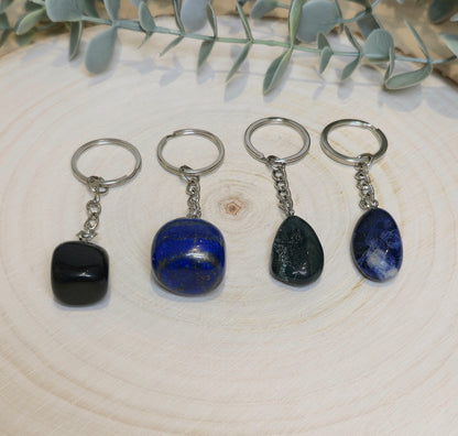 Porte-clé avec Pierre barattée