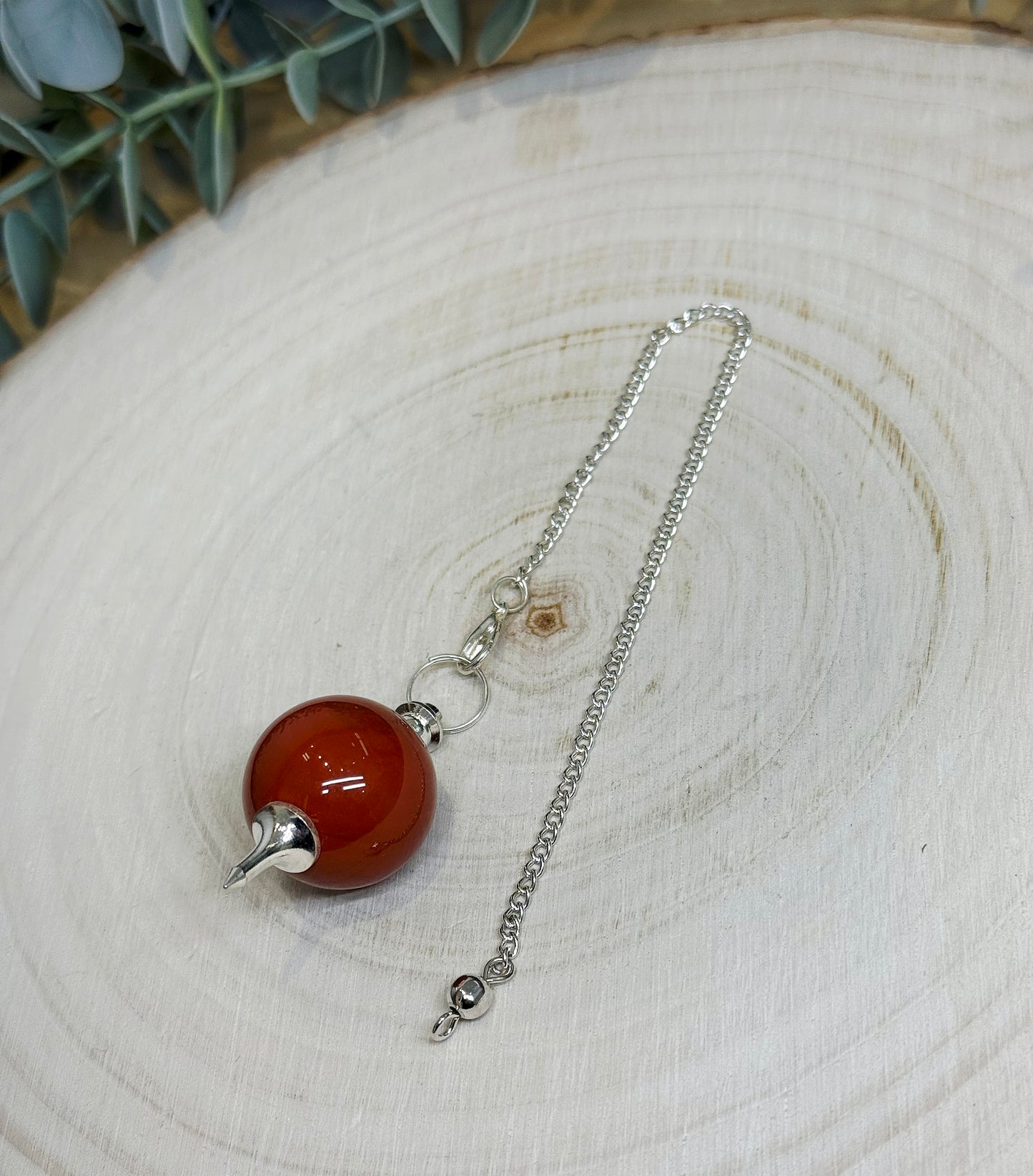 Pendule Sephoroton en Jaspe rouge