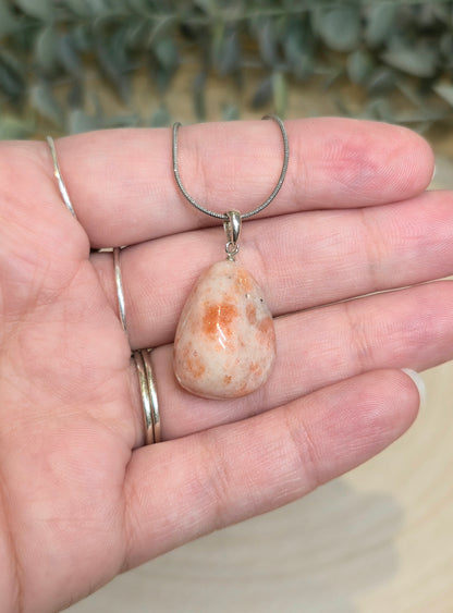 Collier Pierre de soleil barattée