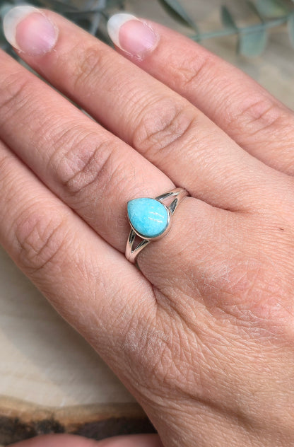 Bague Amazonite