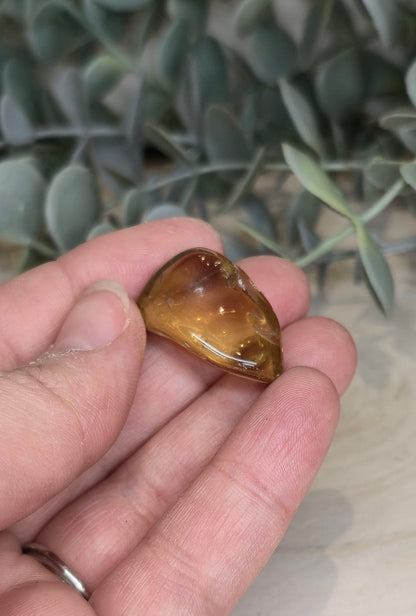 Citrine naturelle du Brésil grade extra barattée