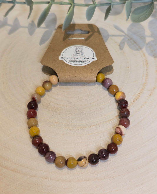Bracelet Mookaïte 6mm