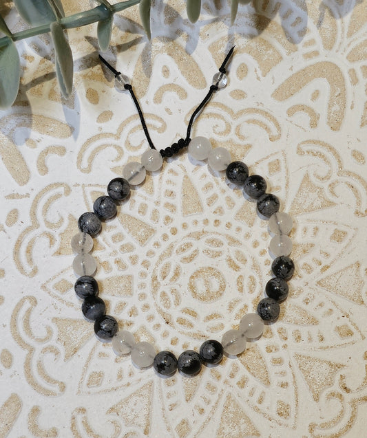 Bracelet avec pierres - création unique