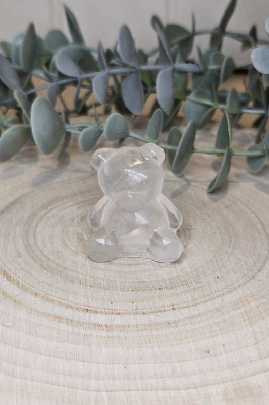 Ourson en Quartz clair