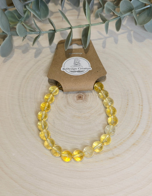 Bracelet Citrine 8mm