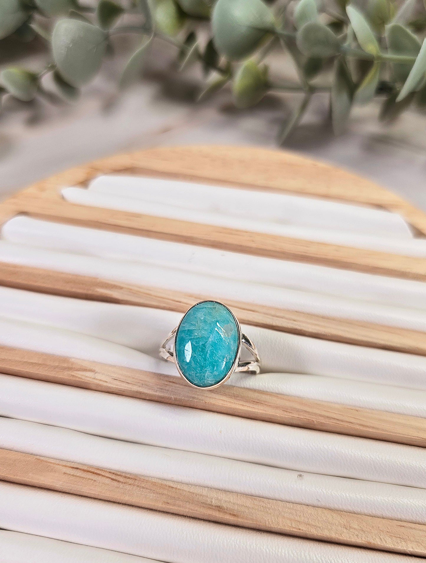 Bague Amazonite