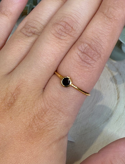 Bague Onyx gold
