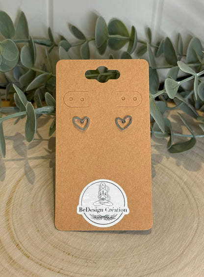Boucles d’oreilles Coeur