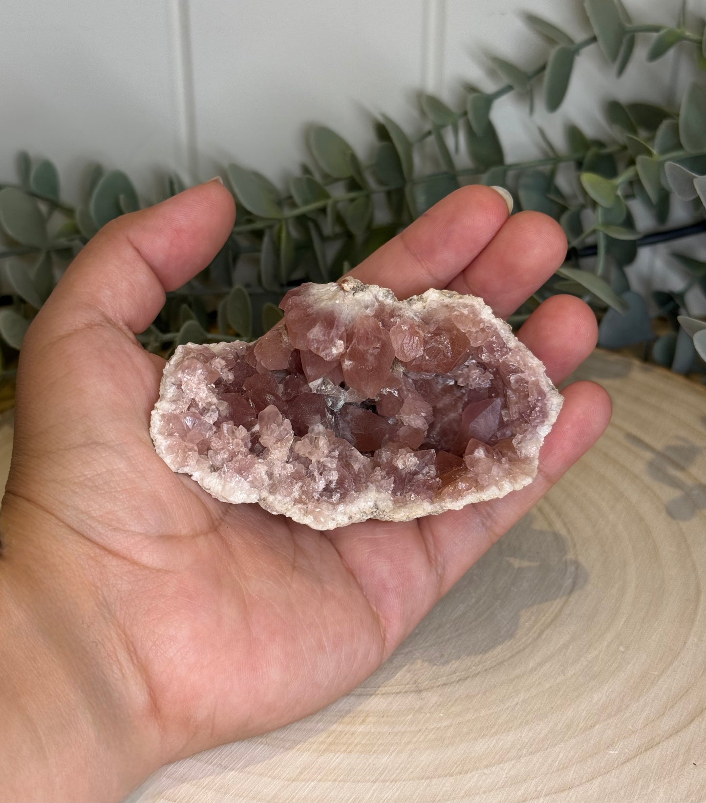 Amas géode d’Améthyste rose