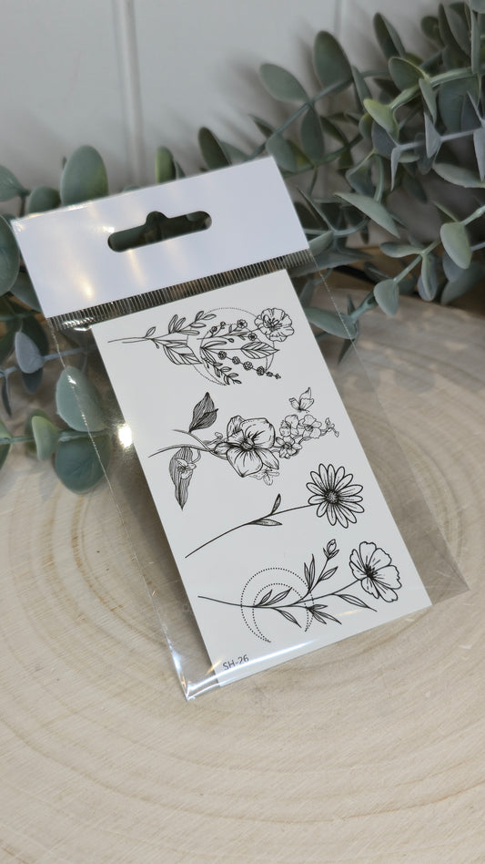 Tatouage temporaire Floral SH-26