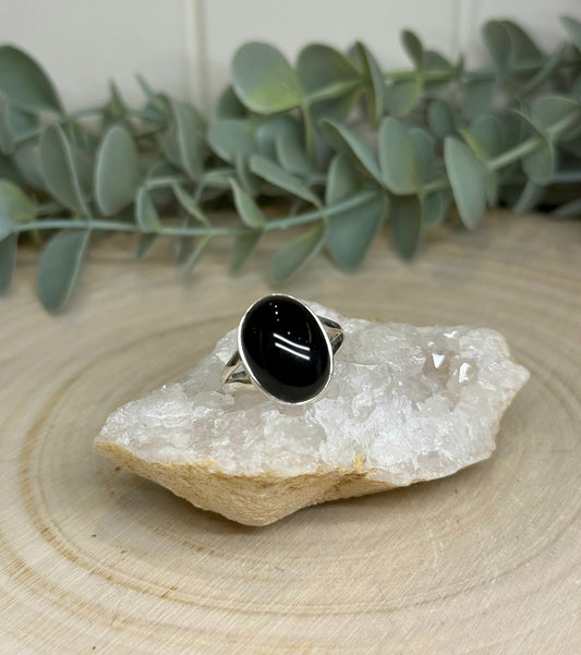 Bague ovale Onyx