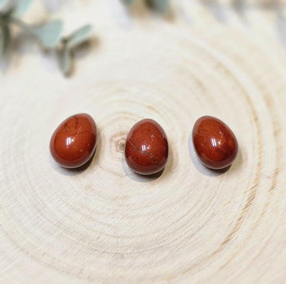 Oeuf en Jaspe rouge
