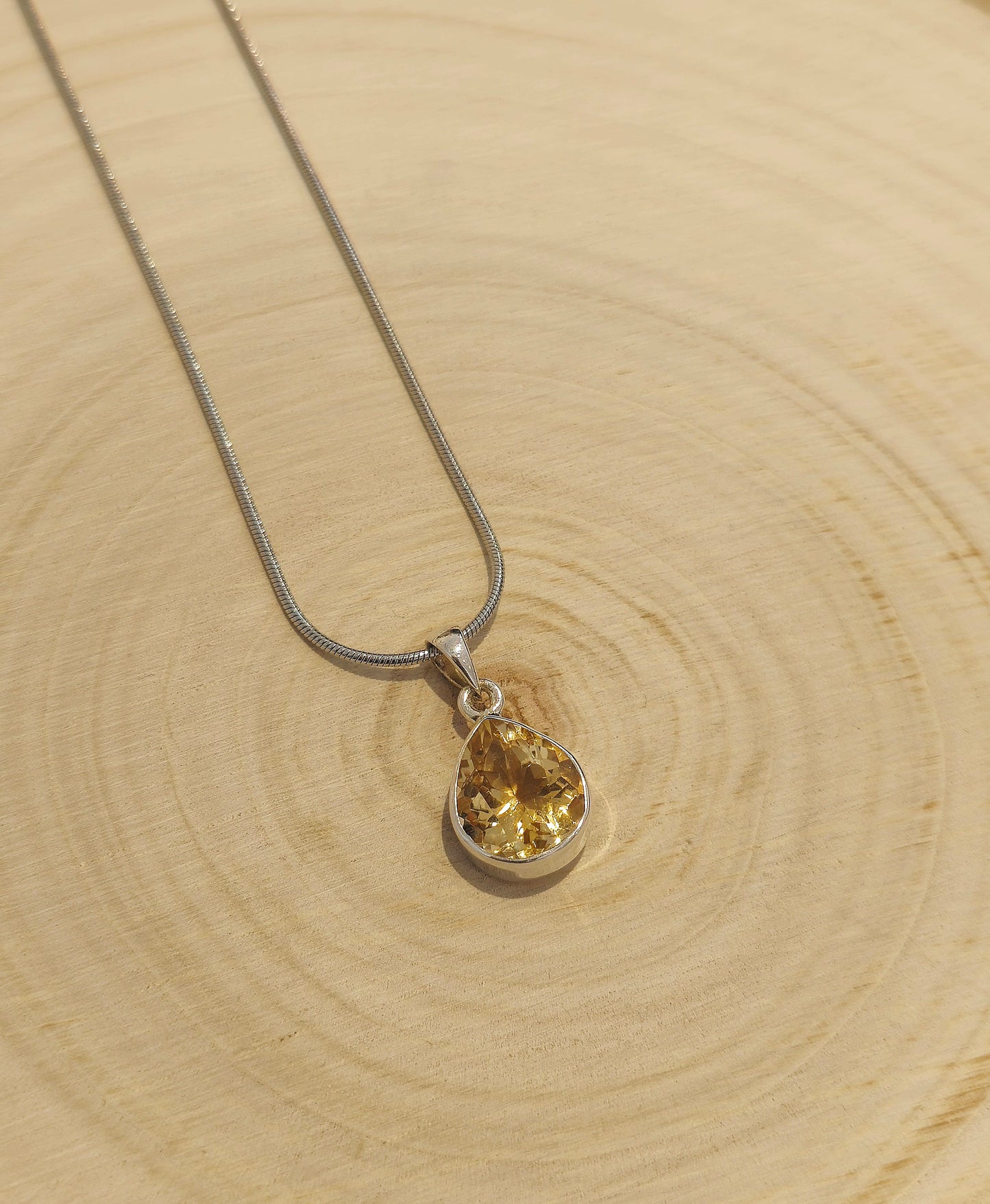 Collier Citrine