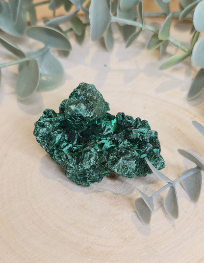 Malachite velour brute de l'Afrique