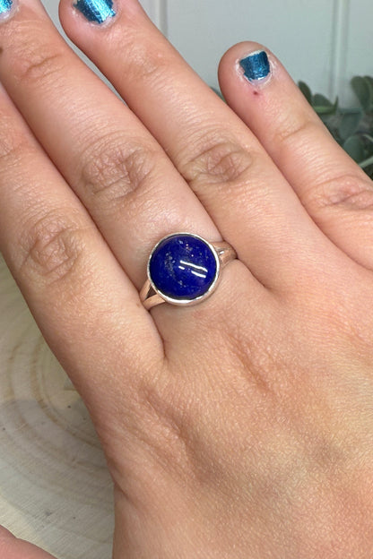Bague ronde Lapis Lazuli