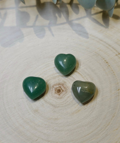 Mini Coeur en Aventurine verte