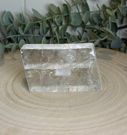 Cube de Calcite optique claire
