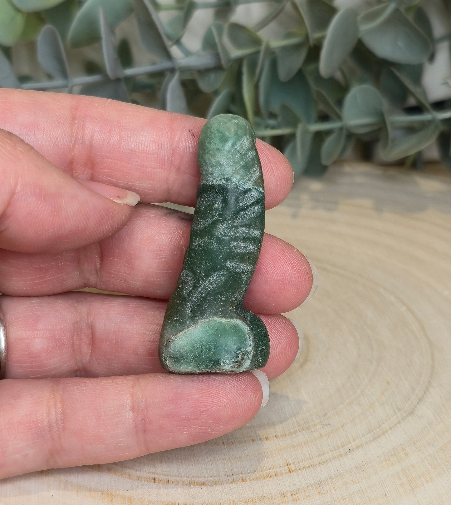 Pénis en Aventurine verte
