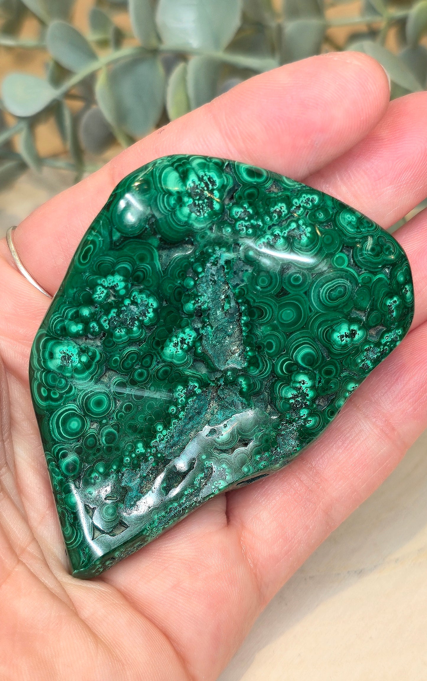 Freeform Malachite