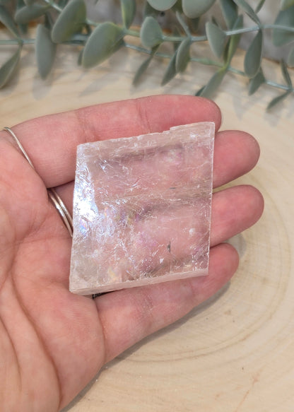 Cube de Calcite optique claire