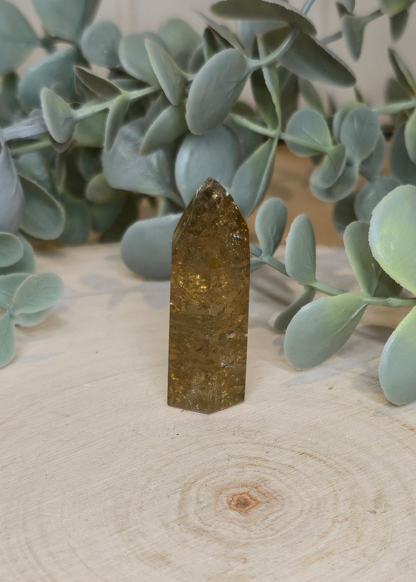 Pointe en Citrine Naturelle