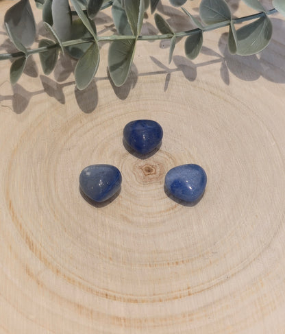 Mini Coeur en Aventurine bleue