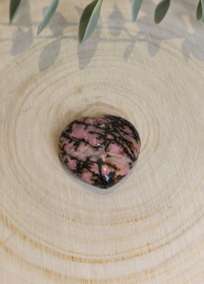 Coeur en Rhodonite
