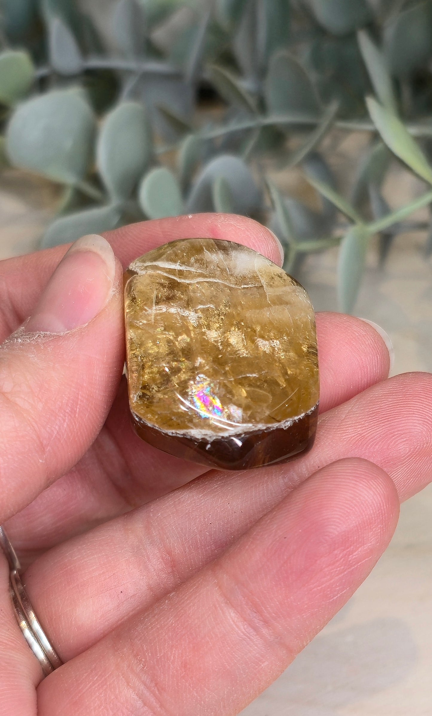 Citrine naturelle du Brésil grade extra barattée