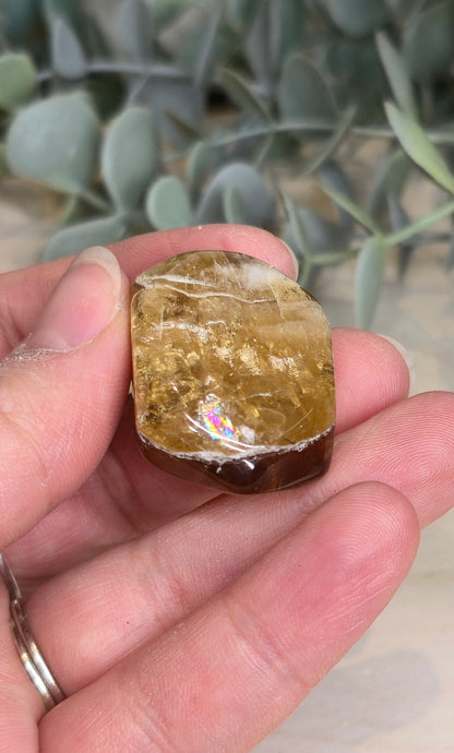 Citrine naturelle du Brésil grade extra barattée