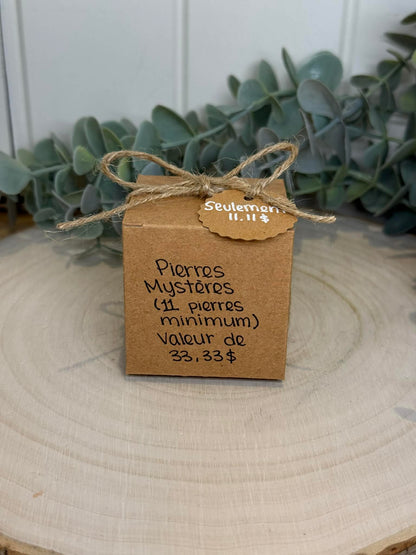 Boite de pierres mystères