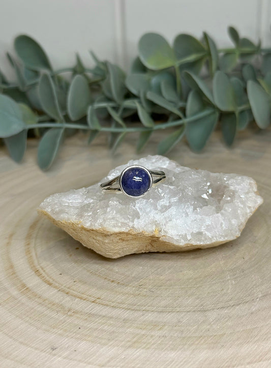 Bague ronde Tanzanite