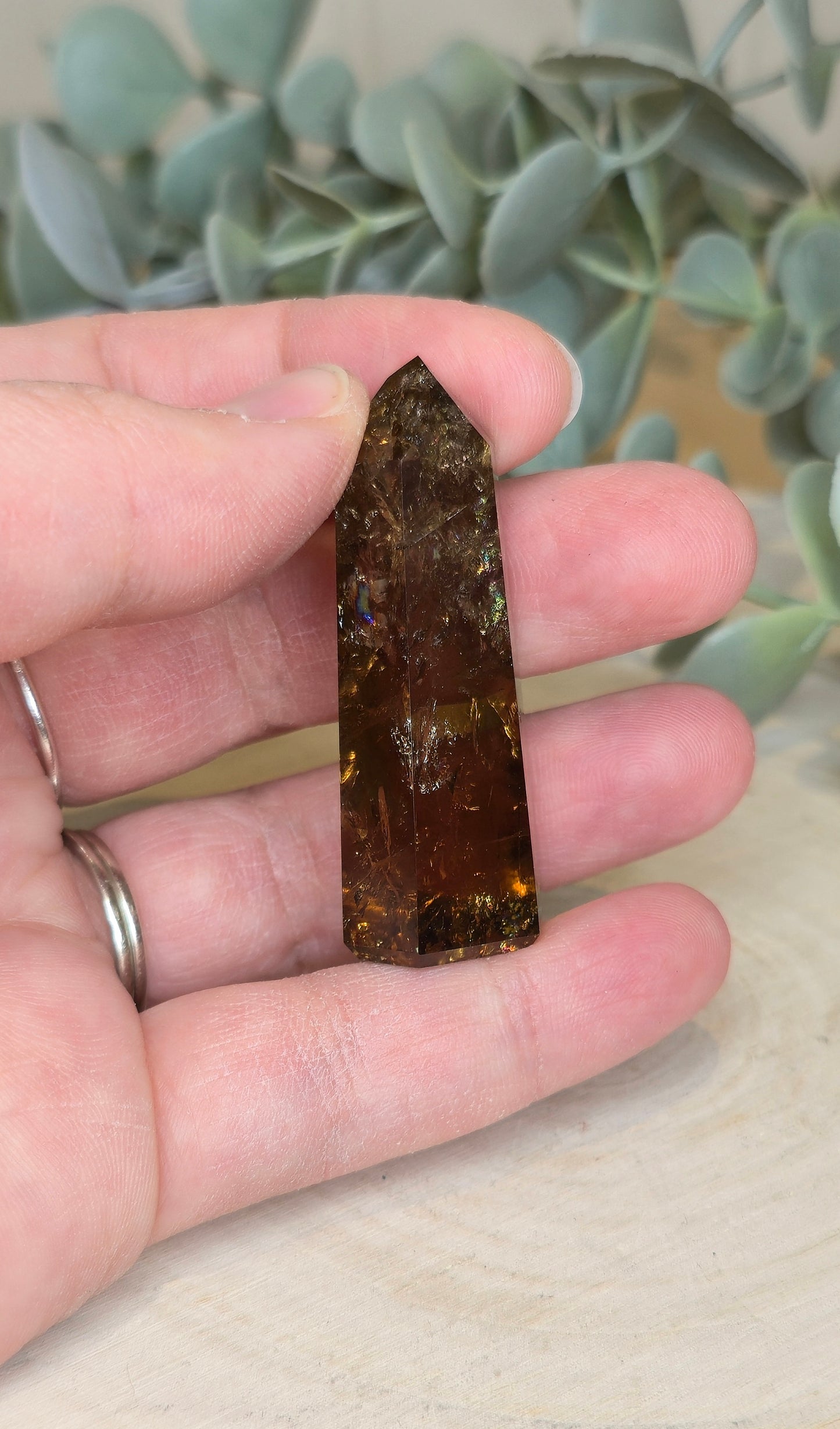 Pointe en Citrine Naturelle