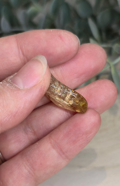 Citrine naturelle du Brésil grade extra barattée