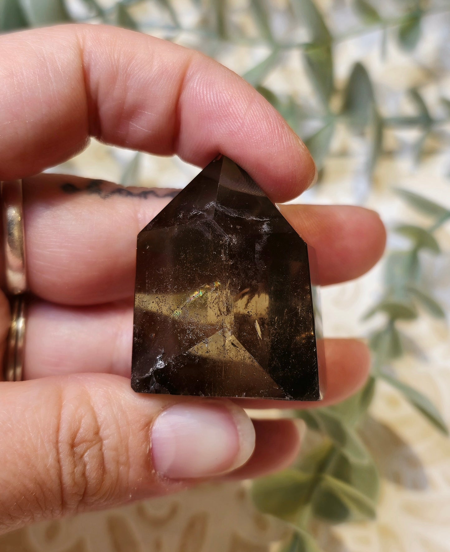 Pointe en Quartz Fumé