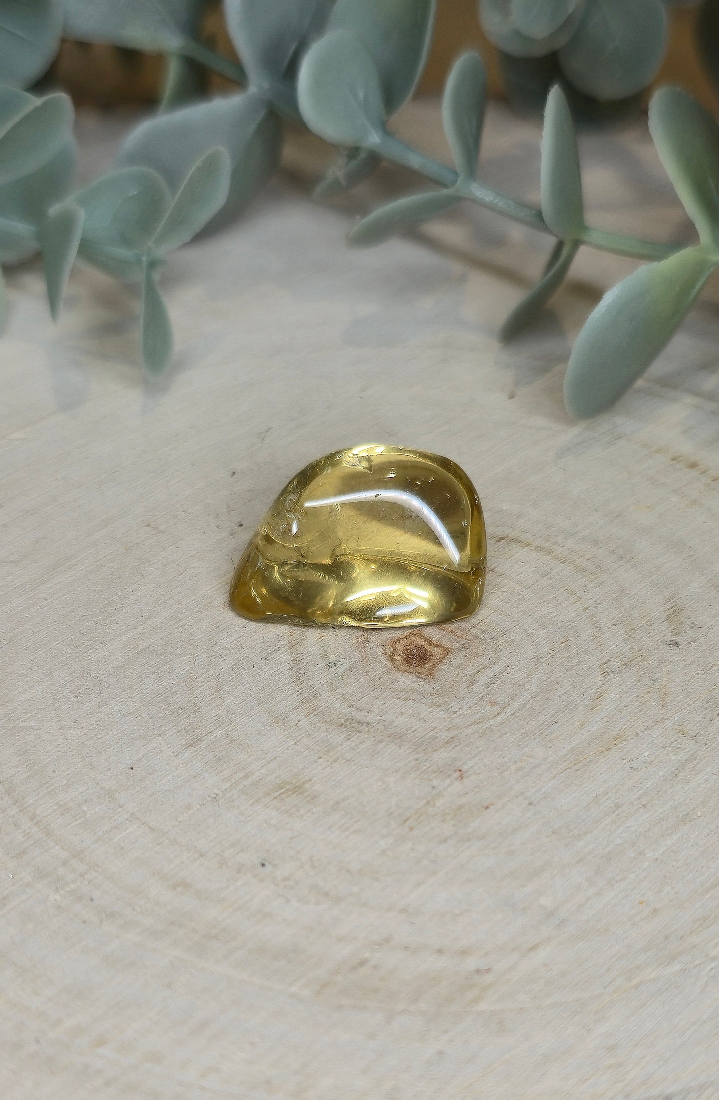 Citrine naturelle du Brésil grade extra barattée