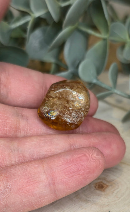 Citrine naturelle du Brésil grade extra barattée