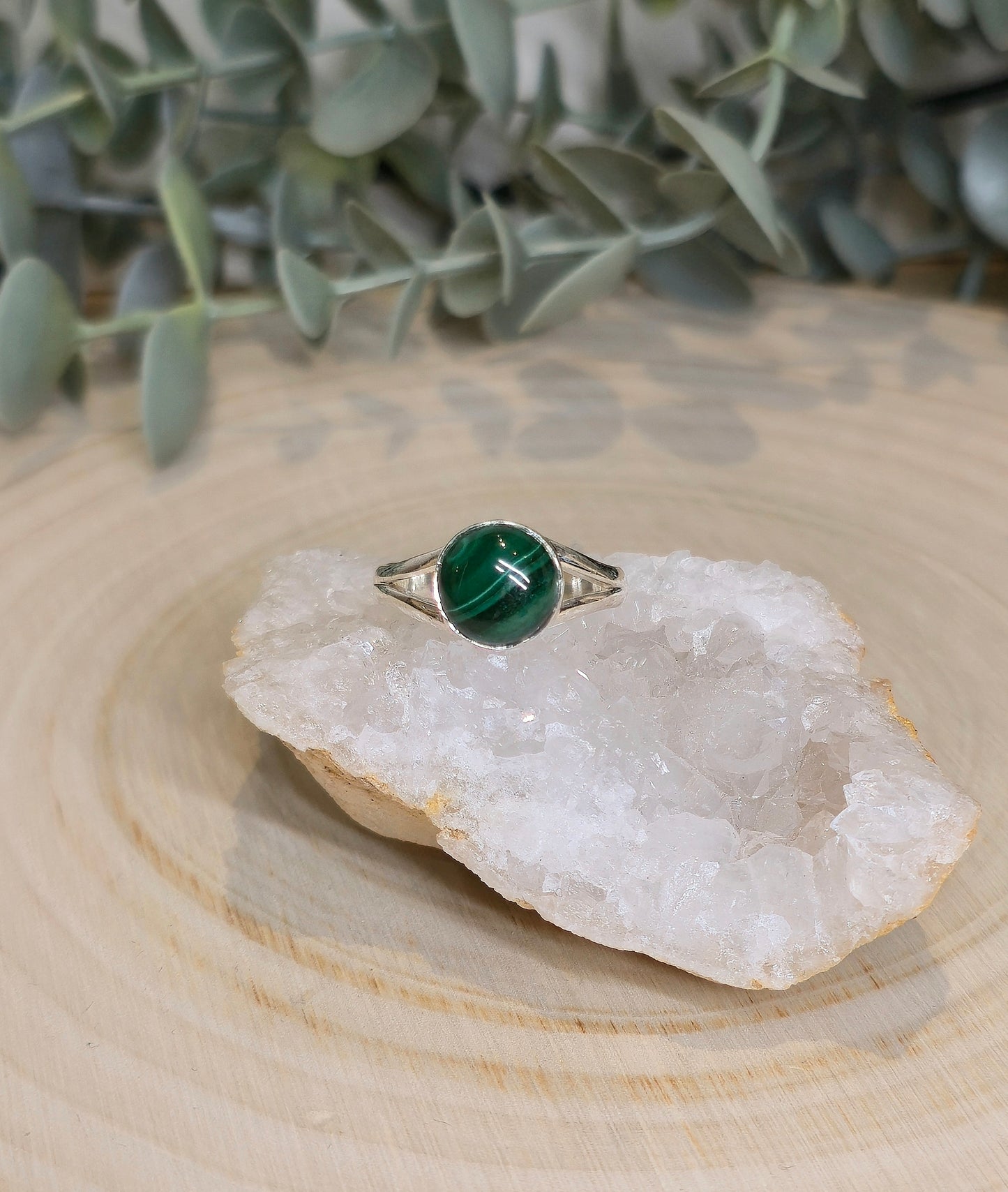 Bague Malachite