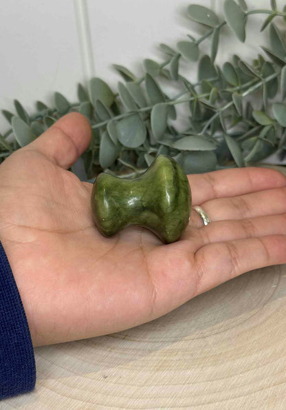 Champignon massage Jade vert